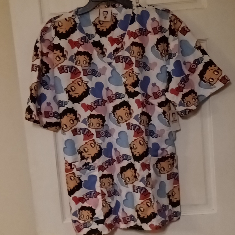 Plus size uniform Top